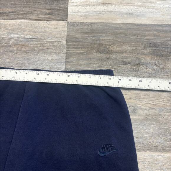 Vintage Nike Blue Mens L Swoosh Spell Out Athleisure USA Made Jogger Sweatpants - Picture 6 of 12